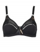 AW11 Modern Vintage Feel Padded Vintage Bras (Black)