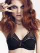 AW11 Modern Vintage Feel Padded Vintage Bras (Black)