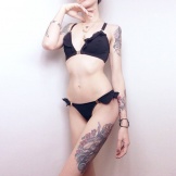 Natasha Lillipore is perfect in her Waves Cascade Bra set